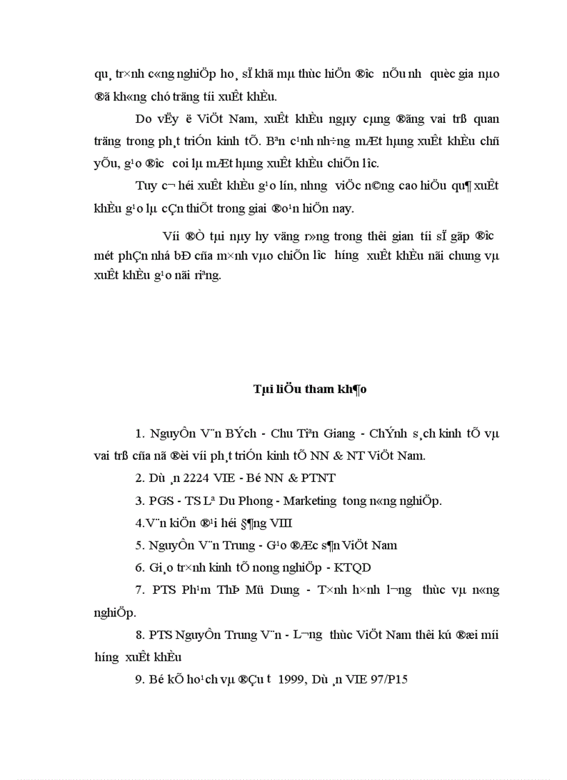 image for page Một số giải pháp chủ yếu nhằm nâng cao hiệu quả xuất khẩu gạo của Việt Nam trong giai đoạn 2001 2010