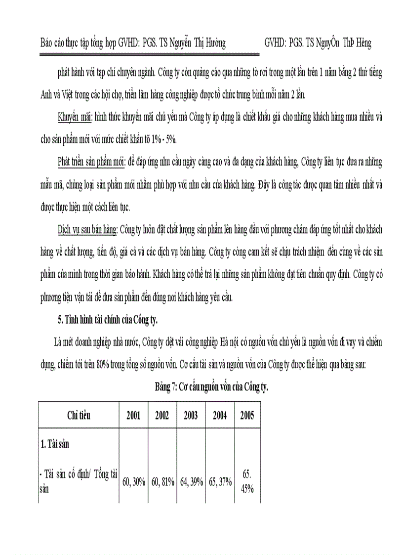 image for page Các mặt hoạt động sản xuất kinh doanh chủ yếu của Công ty Dệt vải công nghiệp Hà Nội