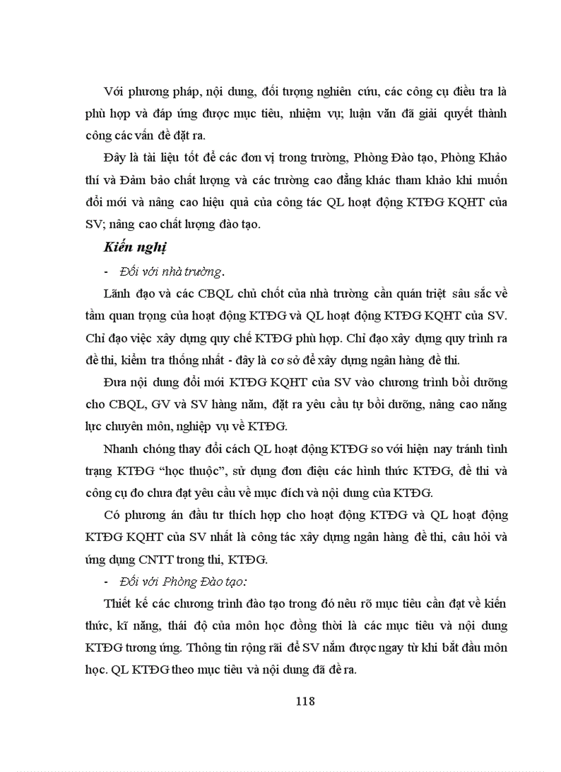 image for page Biện pháp quản lí của Phòng Đào tạo về hoạt động kiểm tra đánh giá kết quả học tập của sinh viên ở Trường Cao đẳng Sơn La 1