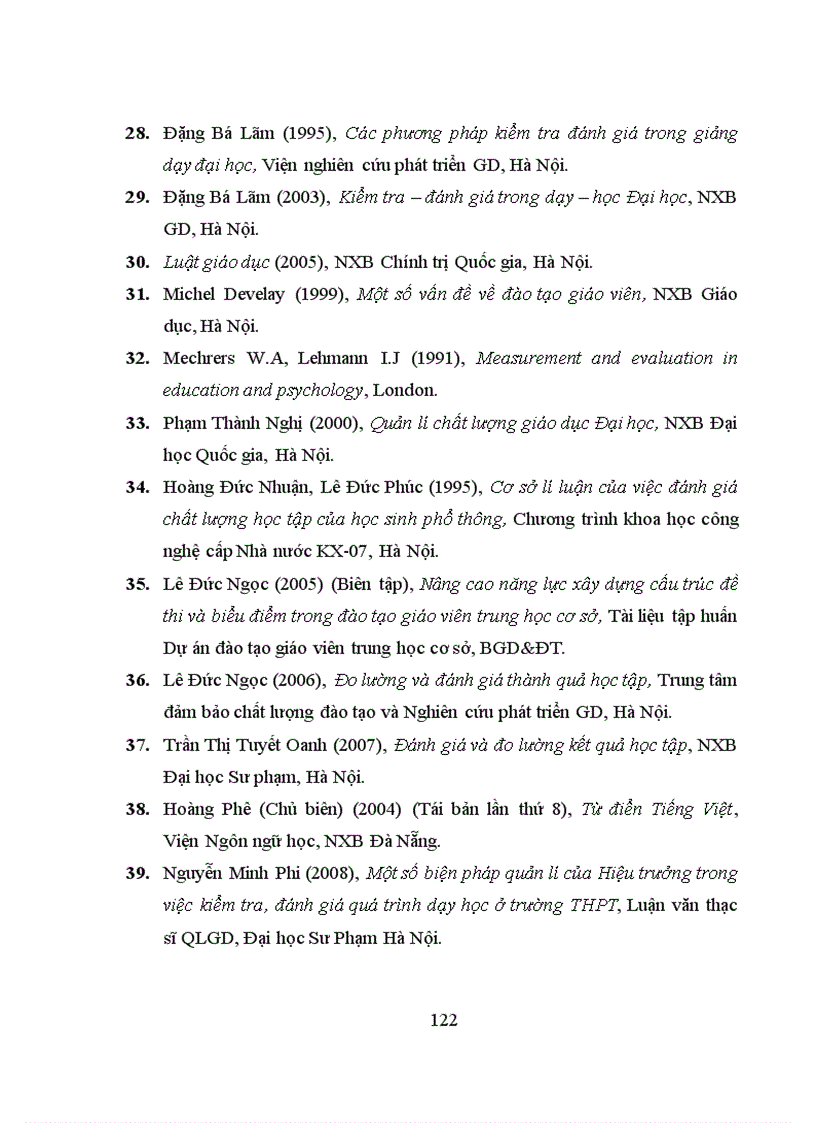 image for page Biện pháp quản lí của Phòng Đào tạo về hoạt động kiểm tra đánh giá kết quả học tập của sinh viên ở Trường Cao đẳng Sơn La 1