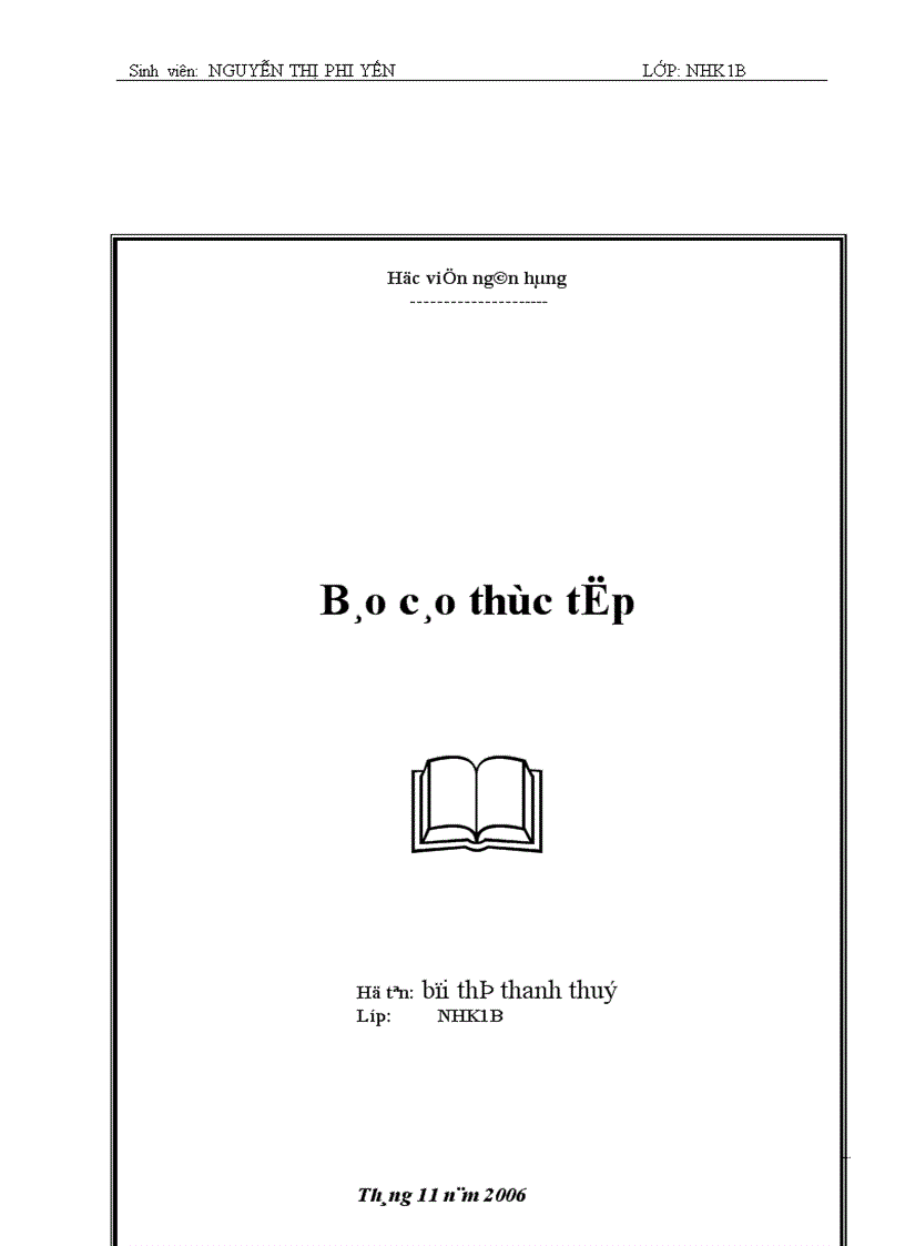 image for page Báo cáo thực tập tổng hợp tại ngân hàng cổ phần nhà hà nội
