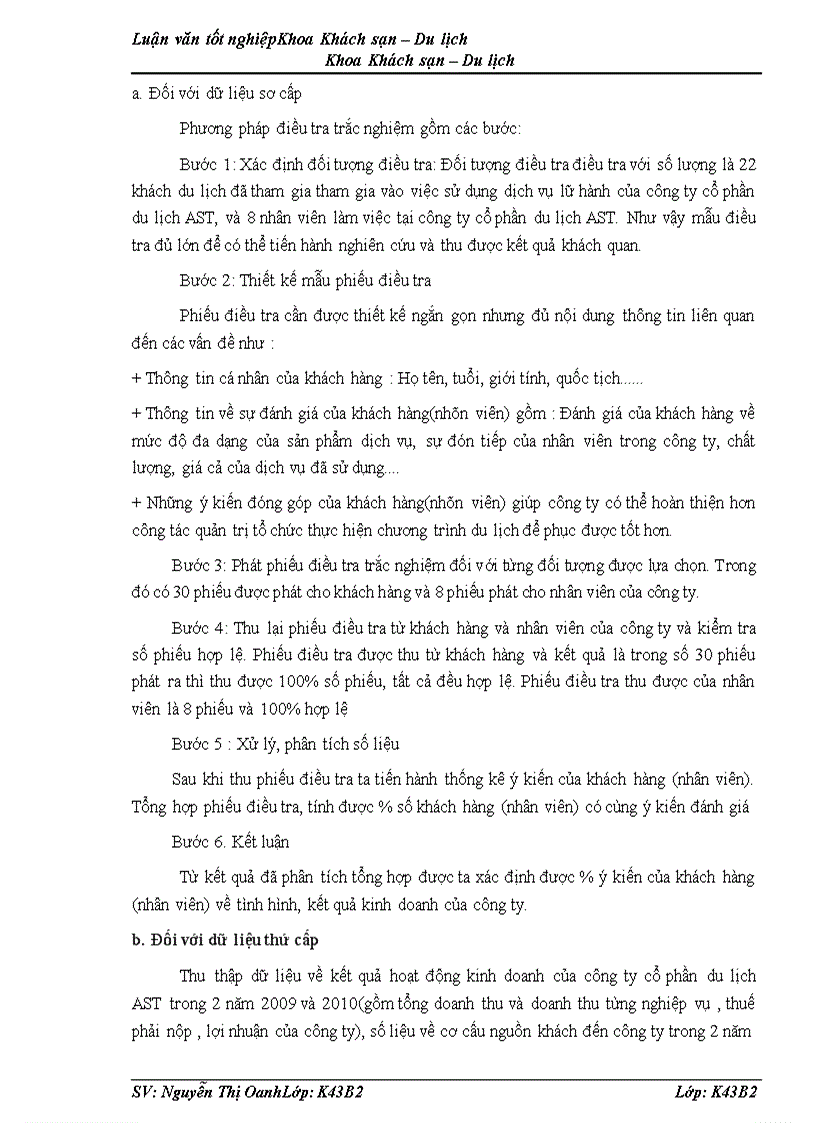 image for page Giải pháp nâng cao hiệu quả kinh doanh lữ hành tại công ty cổ phần du lịch AST 1