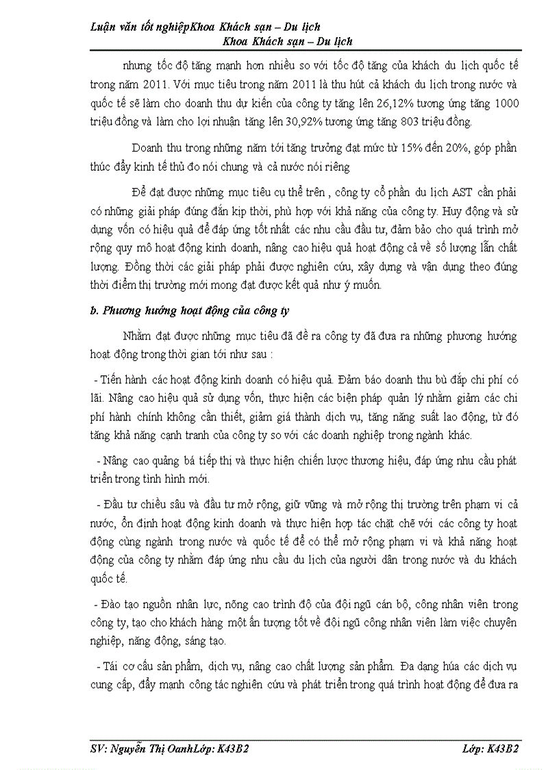 image for page Giải pháp nâng cao hiệu quả kinh doanh lữ hành tại công ty cổ phần du lịch AST 1