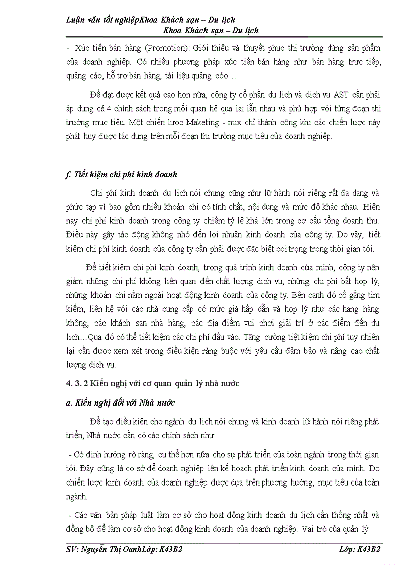 image for page Giải pháp nâng cao hiệu quả kinh doanh lữ hành tại công ty cổ phần du lịch AST 1