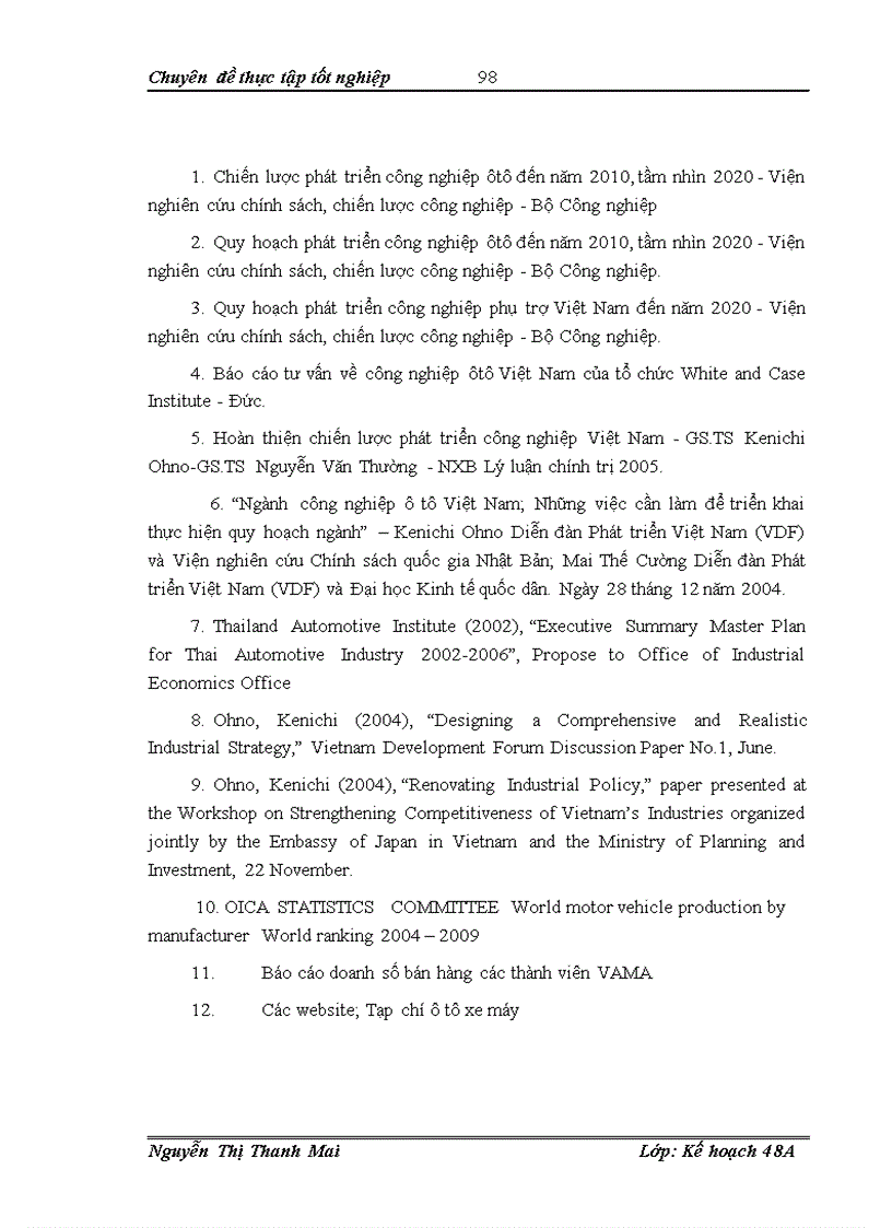 image for page Giải pháp phát triển ngành công nghiệp ô tô Việt Nam đến năm 2010 1