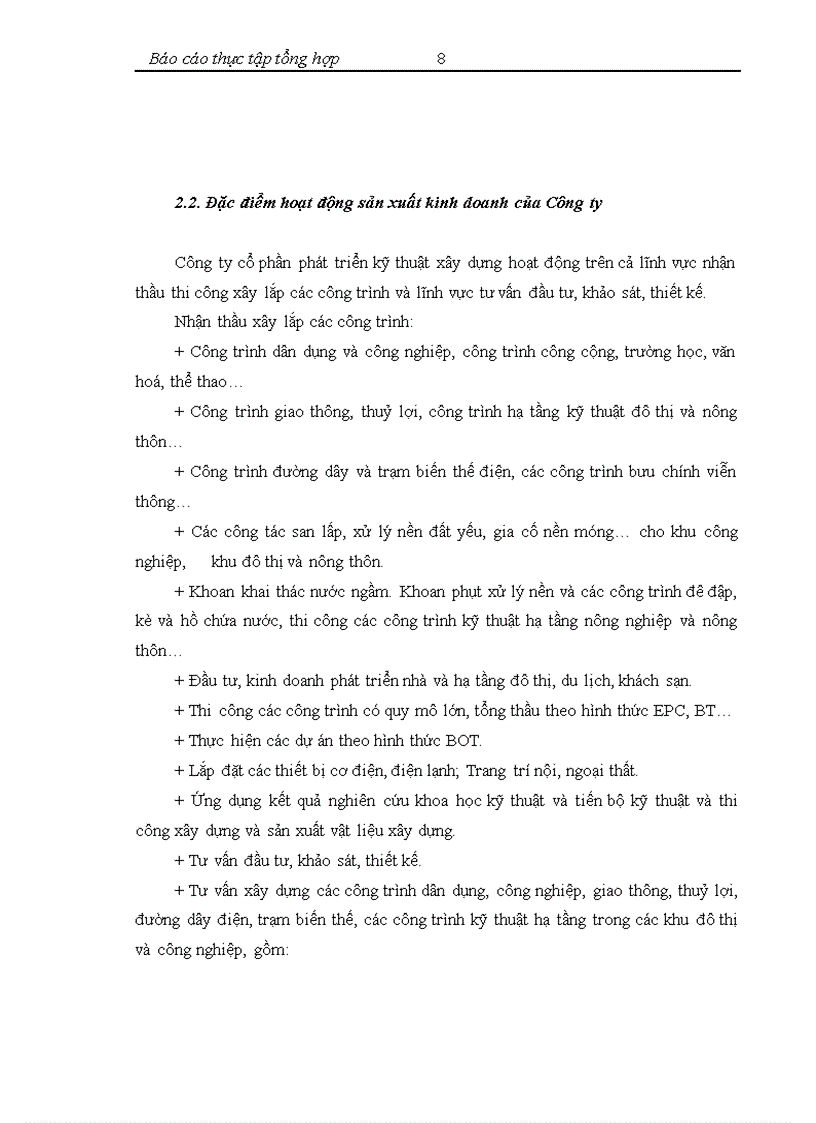 image for page Báo cáo thực tập tại Công ty cổ phần phát triển kỹ thuật xây dựng