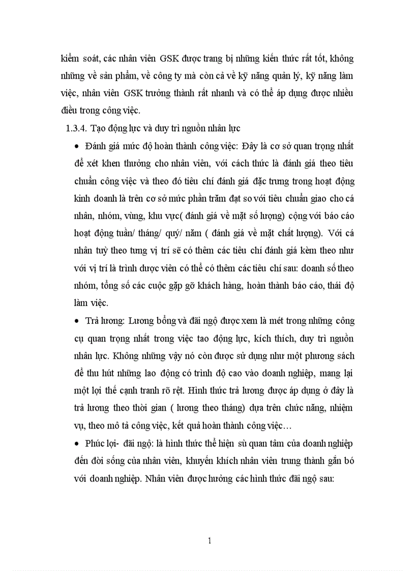 image for page Khảo sát công tác quản trị nguồn nhân lực tại công ty GlaxoSmitheKline ở Việt Nam 1