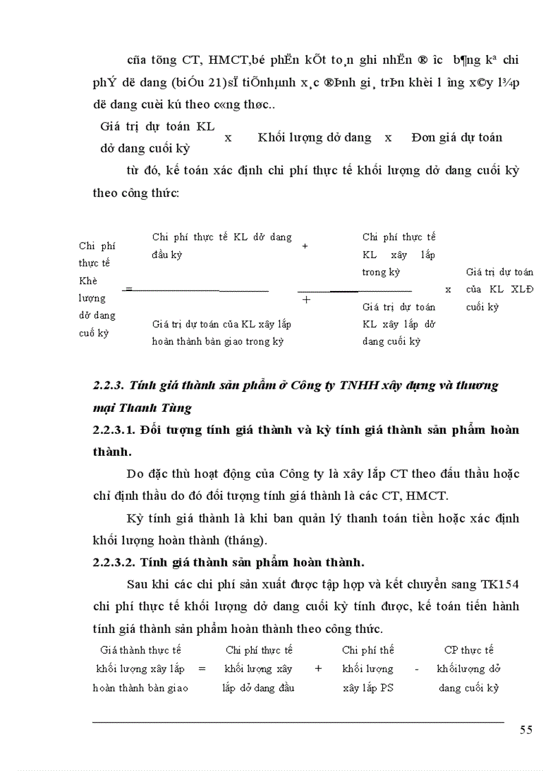 image for page Tổ chức công tác kế toán tập hợp chi phí và tính giá thành sản phẩm tại Công ty TNHH Xây dựng và Thương mại Thanh Tùng 1