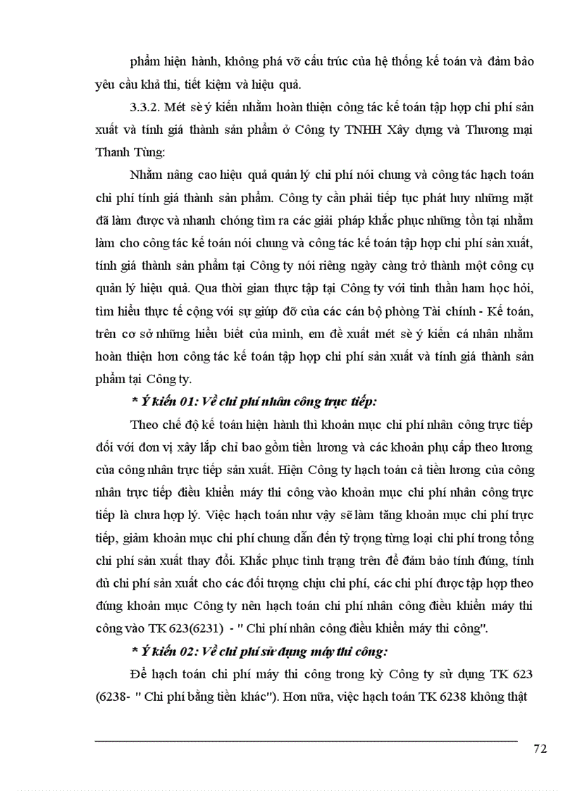 image for page Tổ chức công tác kế toán tập hợp chi phí và tính giá thành sản phẩm tại Công ty TNHH Xây dựng và Thương mại Thanh Tùng 1