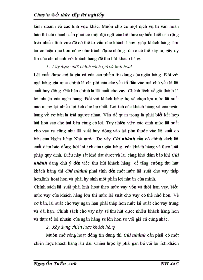 image for page Thực trạng hoạt động tín dụng đối với các doanh nghiệp ngoài quốc doanh tại chi nhánh nhdt pt quang trung