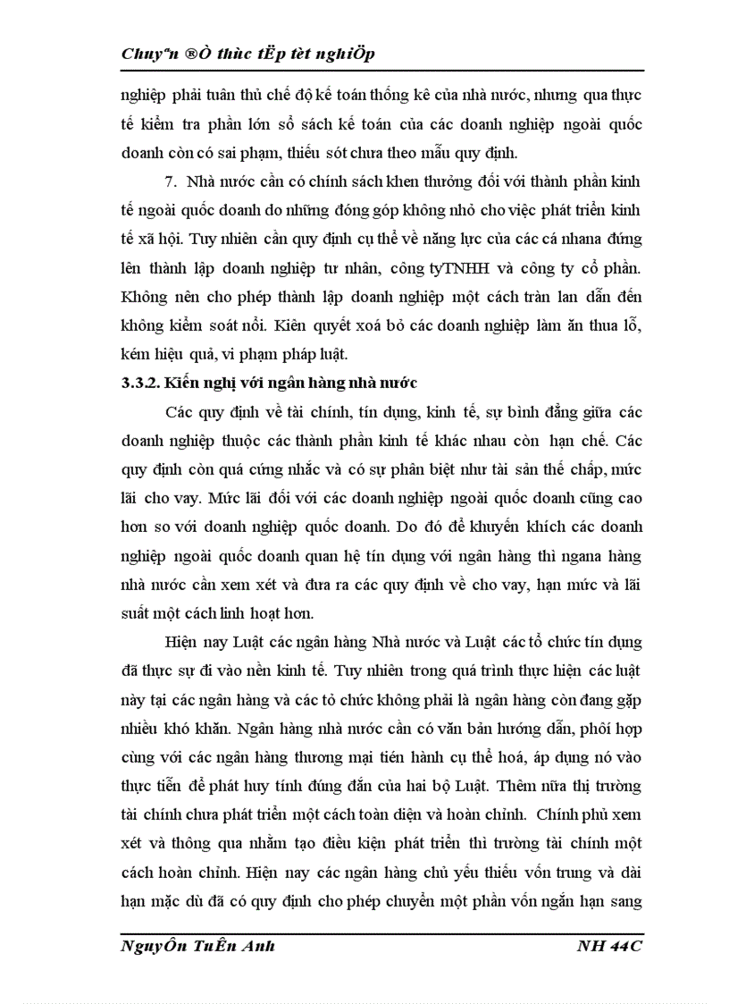 image for page Thực trạng hoạt động tín dụng đối với các doanh nghiệp ngoài quốc doanh tại chi nhánh nhdt pt quang trung