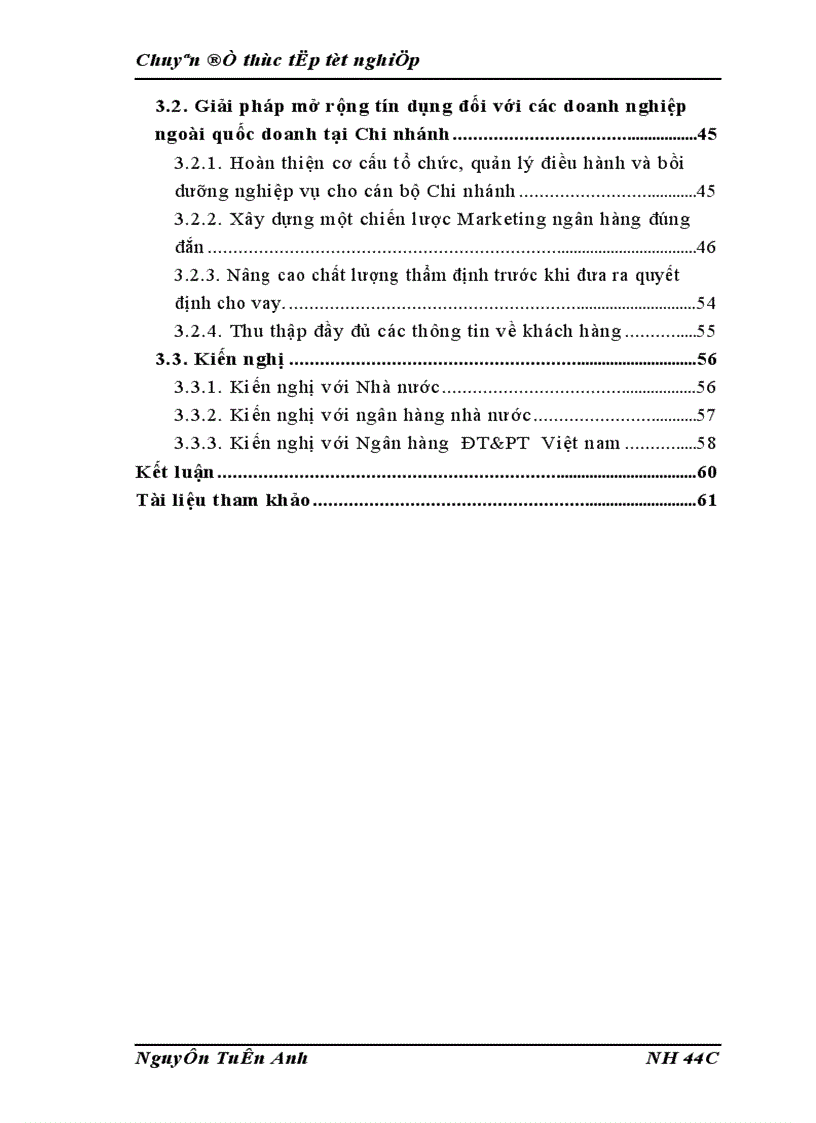image for page Thực trạng hoạt động tín dụng đối với các doanh nghiệp ngoài quốc doanh tại chi nhánh nhdt pt quang trung