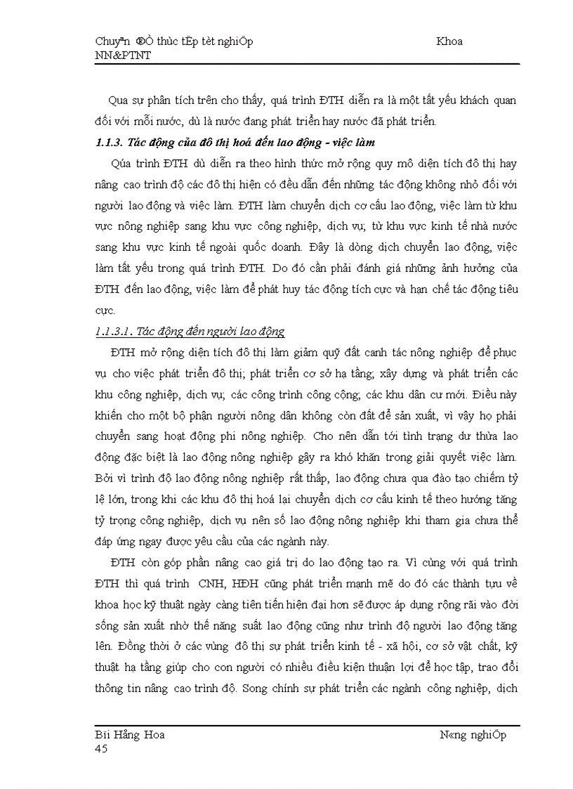image for page Thực trạng và giải pháp chuyển đổi nghề nghiệp cho người lao động trong quá trình ĐTH nông thôn ở huyện Kinh Môn tỉnh Hải Dương 1