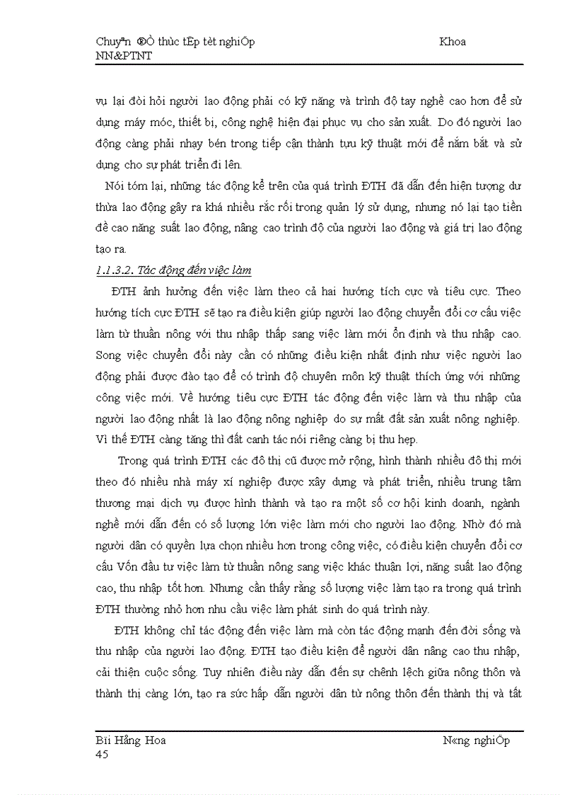 image for page Thực trạng và giải pháp chuyển đổi nghề nghiệp cho người lao động trong quá trình ĐTH nông thôn ở huyện Kinh Môn tỉnh Hải Dương 1