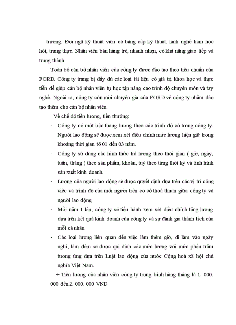 image for page Tình hình hoạt động marketing của công ty cô phâ n đa i ly Ford Thu Đô 1