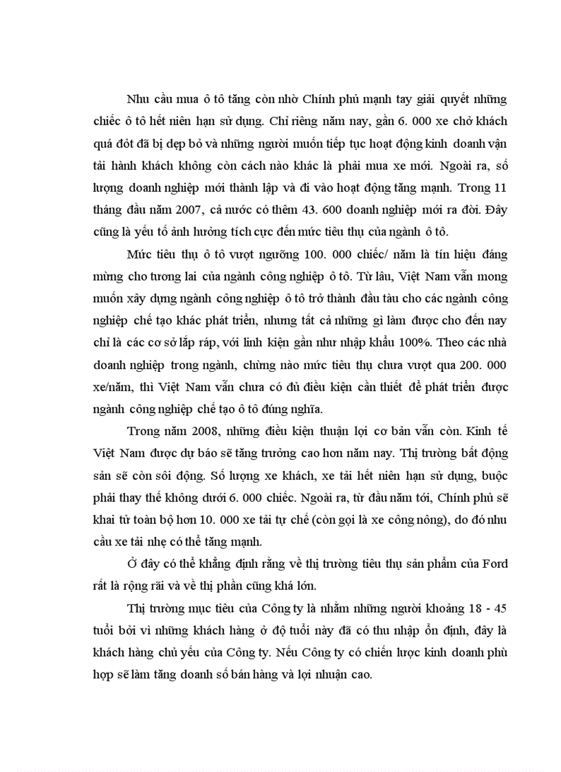 image for page Tình hình hoạt động marketing của công ty cô phâ n đa i ly Ford Thu Đô 1