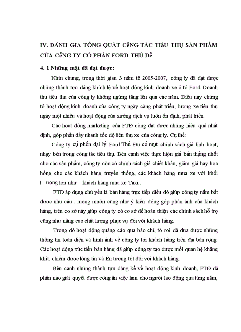 image for page Tình hình hoạt động marketing của công ty cô phâ n đa i ly Ford Thu Đô 1