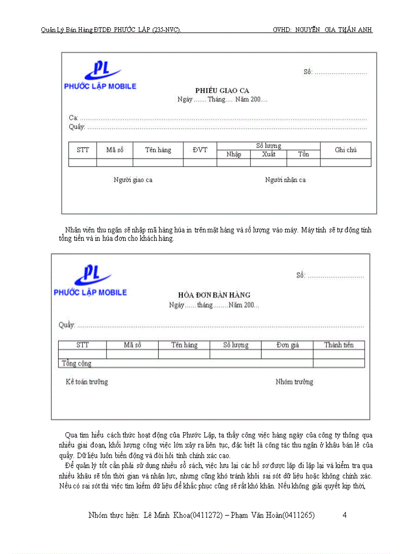 image for page Quản lý bán hàng điện thoại di động 1