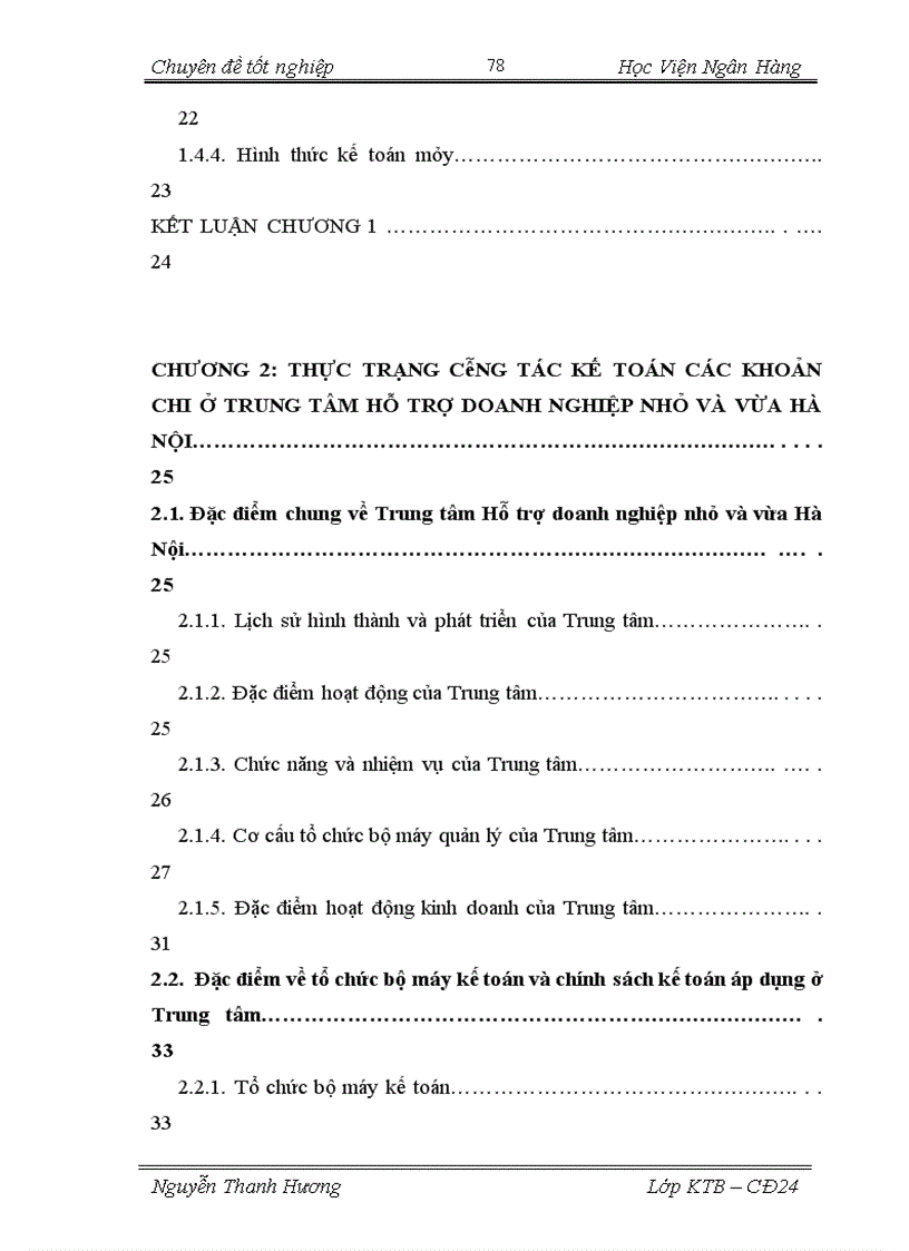 image for page Một số giải pháp nhằm hoàn thiện công tác kế toán các khoản chi ở Trung tâm Hỗ trợ Doanh nghiệp nhỏ và vừa Hà Nội
