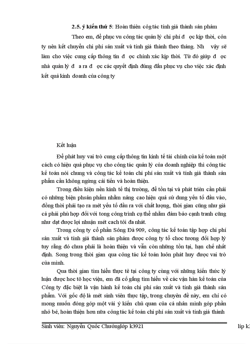 image for page Tổ chức kế toán chi phí sản xuất và tính giá thành sản phẩm tại Công ty Cổ phầm Sông Đà 909 1