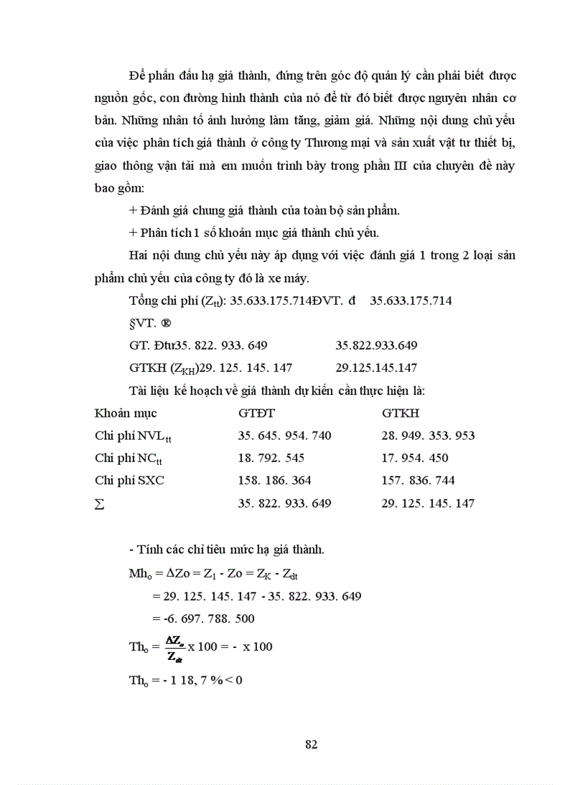 image for page Một số ý kiến hoàn thiện công tác tập hợp chi phí sản xuất và tính giá thành sản phẩm của Công ty Thương mại và sản xuất thiết bị giao thông vận tải 1