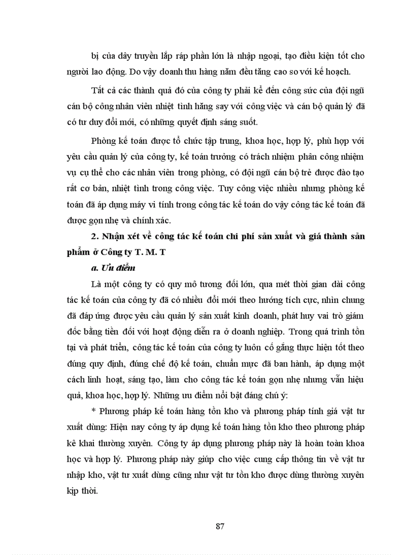 image for page Một số ý kiến hoàn thiện công tác tập hợp chi phí sản xuất và tính giá thành sản phẩm của Công ty Thương mại và sản xuất thiết bị giao thông vận tải 1