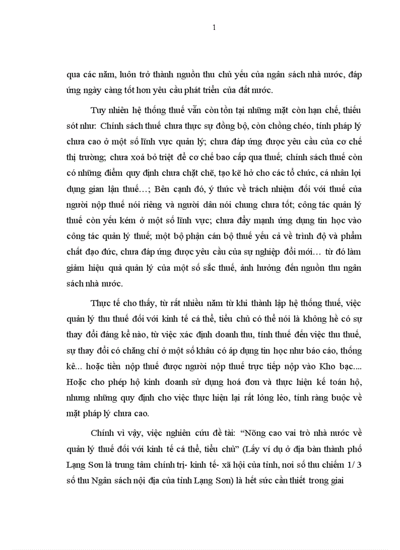 image for page Vai trò nhà nước về quản lý thuế đối với kinh tế cá thể tiểu chủ