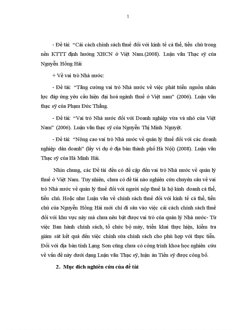 image for page Vai trò nhà nước về quản lý thuế đối với kinh tế cá thể tiểu chủ