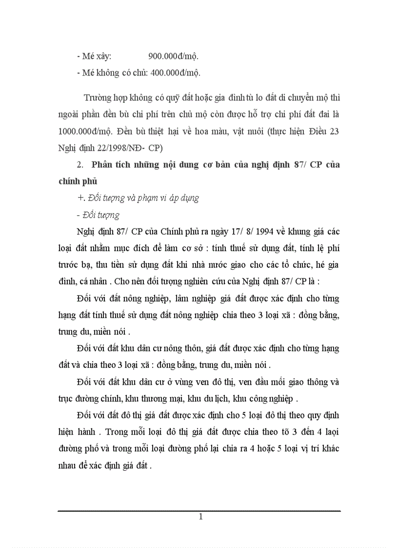 image for page Thực trạng công tác định giá đất đền bù giải phóng mặt bằng tại khu đô thị N3D Trung Hoà Nhân Chính 1