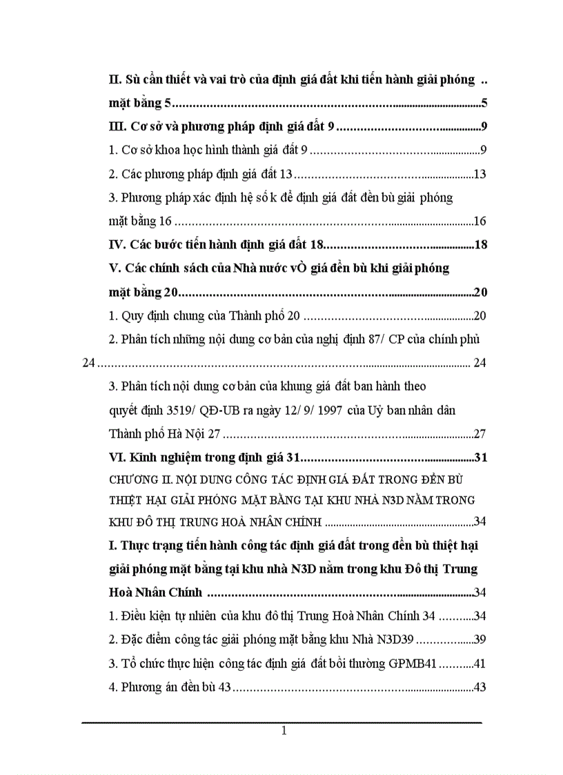 image for page Thực trạng công tác định giá đất đền bù giải phóng mặt bằng tại khu đô thị N3D Trung Hoà Nhân Chính 1