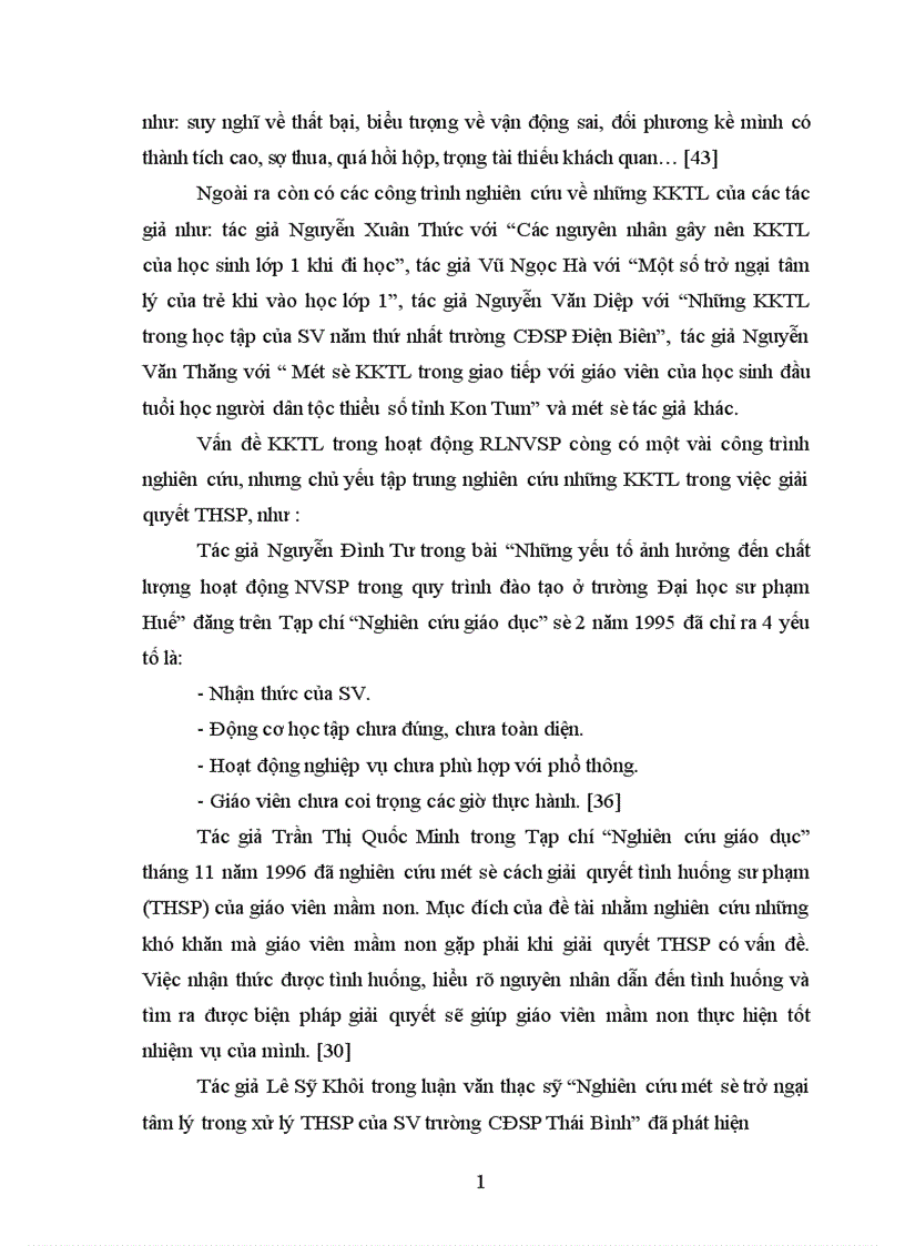 image for page Một số khó khăn tâm lý trong hoạt động rèn luyện nghiệp vụ sư phạm của sinh viên trường Cao đẳng sư phạm Điện Biên