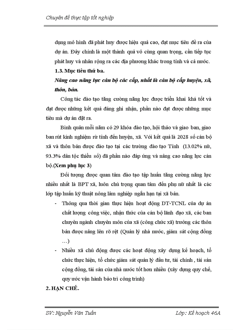 image for page Đánh giá tổng kết dự án giảm nghèo tỉnh Sơn La giai đoạn 2002 2007 Một số bài học kinh nghiệm rút ra từ dự án 1