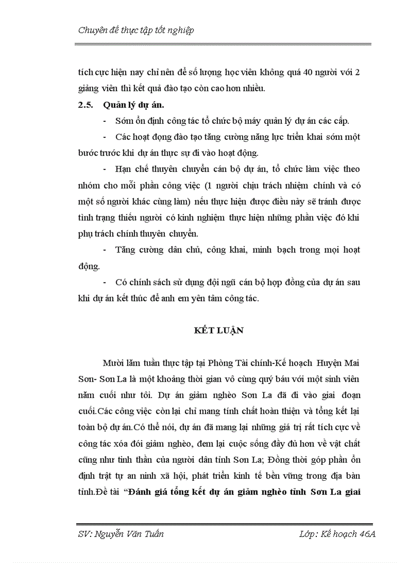 image for page Đánh giá tổng kết dự án giảm nghèo tỉnh Sơn La giai đoạn 2002 2007 Một số bài học kinh nghiệm rút ra từ dự án 1