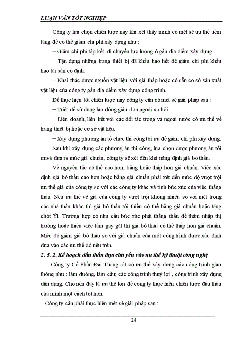 image for page Thực trạng về kế hoạch chiến lược của Công ty Cổ Phần Đại Thắng trong những năm vừa qua 1