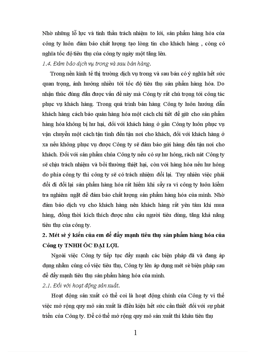 image for page Các biện pháp đẩy mạnh tiêu thụ hàng hoá tại Công ty TNHH úc đại lợi 1