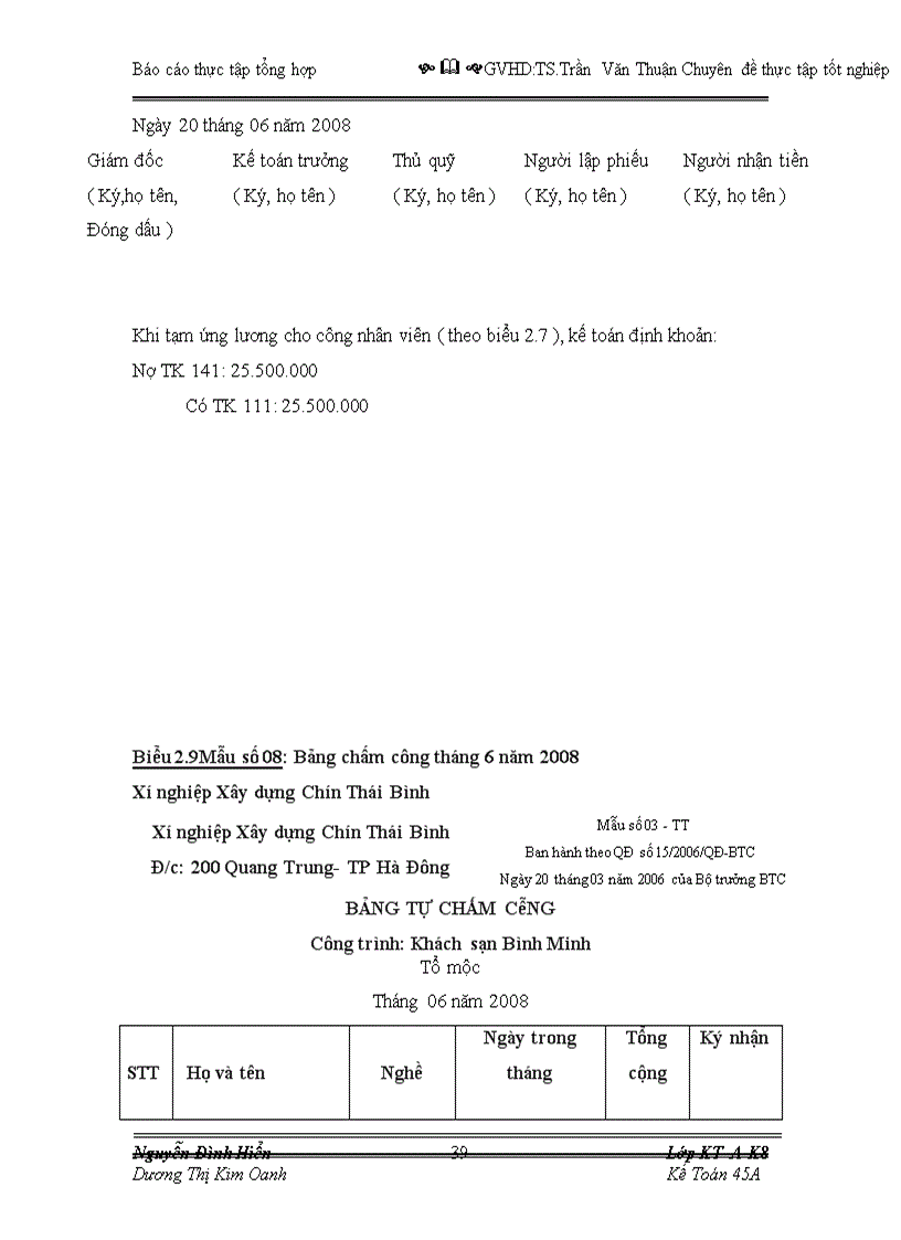 image for page Kế toán chi phí sản xuất và tính giá thành sản phẩm xây lắp tại Xí nghiệp Xây dựng Chín Thái Bính 1
