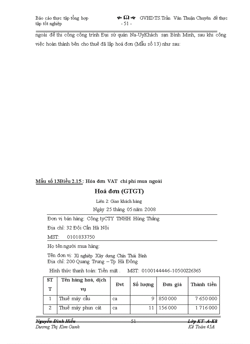 image for page Kế toán chi phí sản xuất và tính giá thành sản phẩm xây lắp tại Xí nghiệp Xây dựng Chín Thái Bính 1