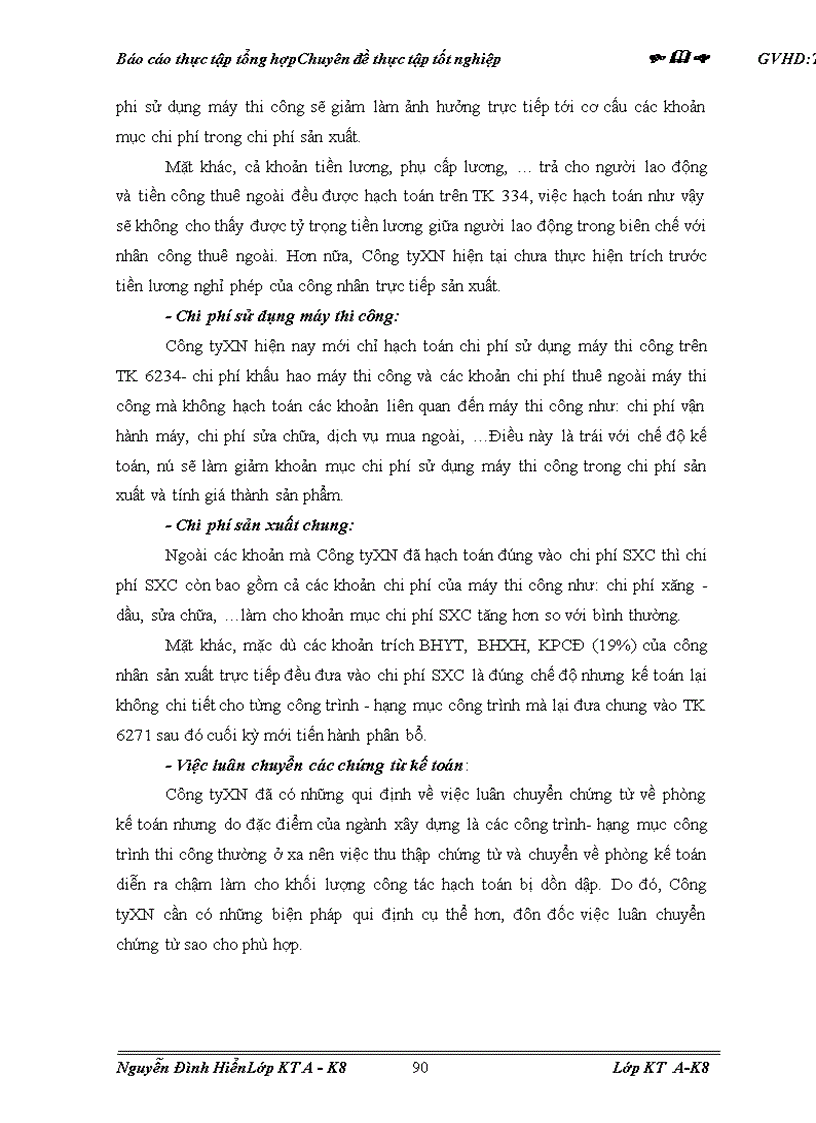 image for page Kế toán chi phí sản xuất và tính giá thành sản phẩm xây lắp tại Xí nghiệp Xây dựng Chín Thái Bính 1