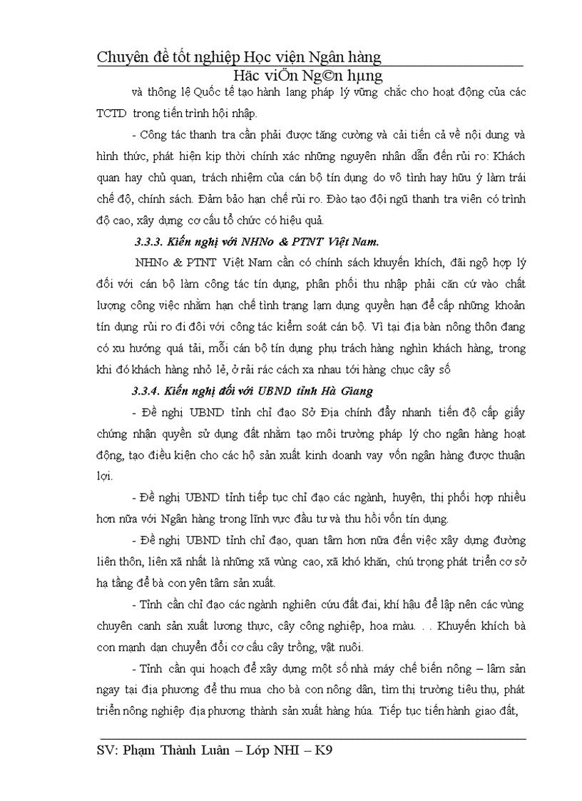 image for page Giải pháp nhằm nâng cao chất lượng tín dụng hộ sản xuất tại NHNo PTNT chi nhánh tỉnh Hà Giang