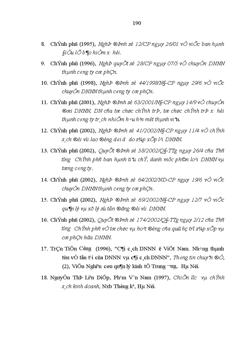 image for page Tiếp tục đẩy mạnh quá trình cổ phần hóa doanh nghiệp nhà nước ở Việt Nam giai đoạn đến 2010