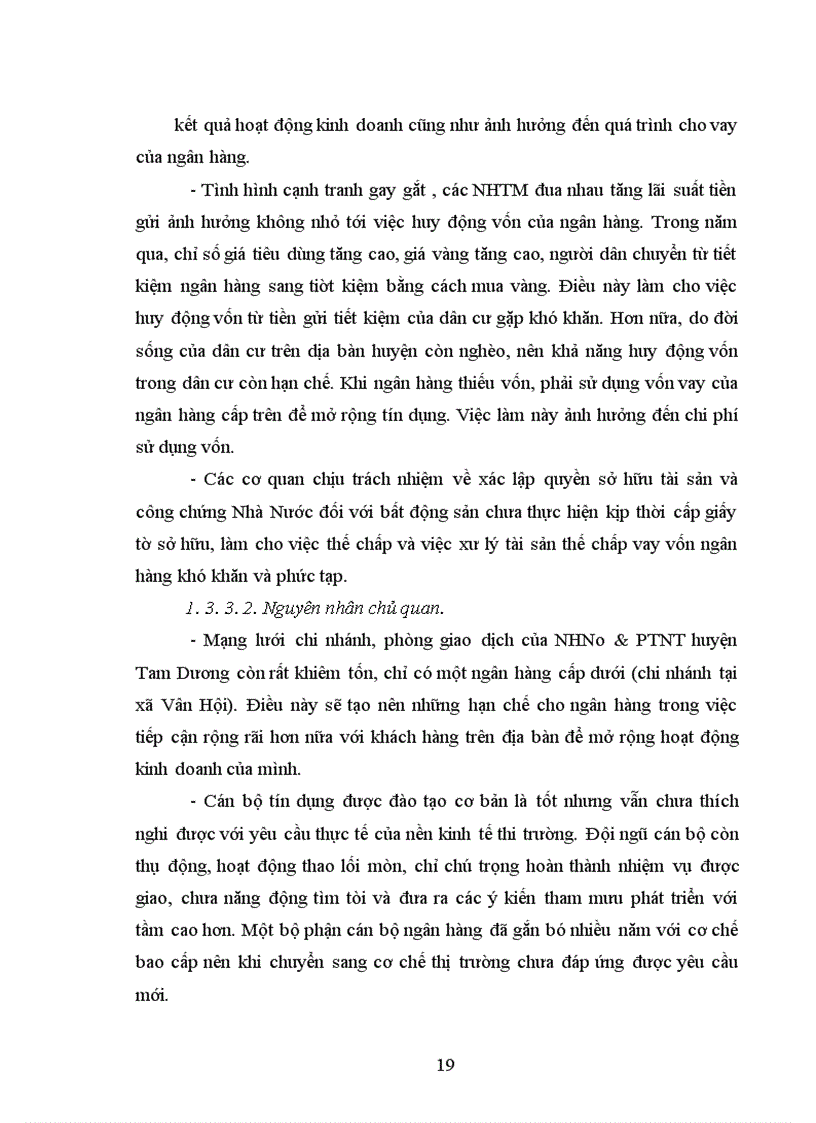 image for page Giải pháp nâng cao hiệu quả sử dụng vốn tại NHNo PTNT huyện Tam Dương tỉnh Vĩnh Phúc 1