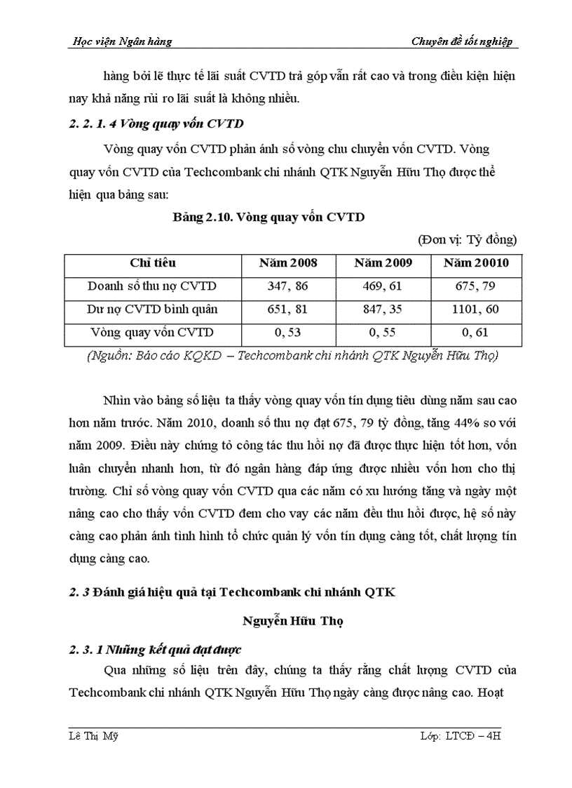 image for page Nâng cao chất lượng cho vay tiêu dùng tại Ngân hàng Thương mại Cổ phần Kỹ Thương Việt Nam Chi nhánh Qũy tiết kiệm Nguyễn Hữu Thọ 1