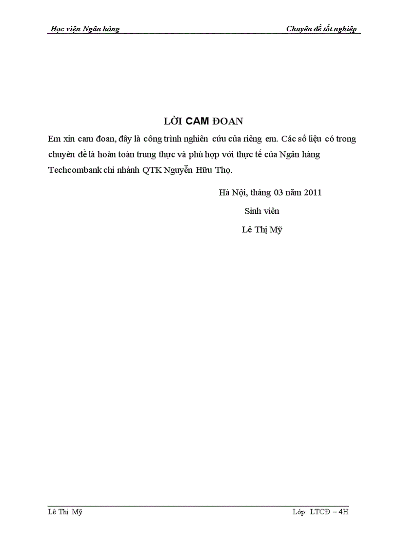 image for page Nâng cao chất lượng cho vay tiêu dùng tại Ngân hàng Thương mại Cổ phần Kỹ Thương Việt Nam Chi nhánh Qũy tiết kiệm Nguyễn Hữu Thọ 1