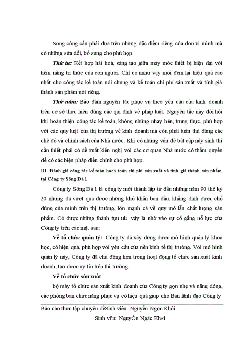image for page Hoàn thiện chi phí sản xuất và tính giá thành sản phẩm xây lắp tại Công ty Sông Đà 1 1