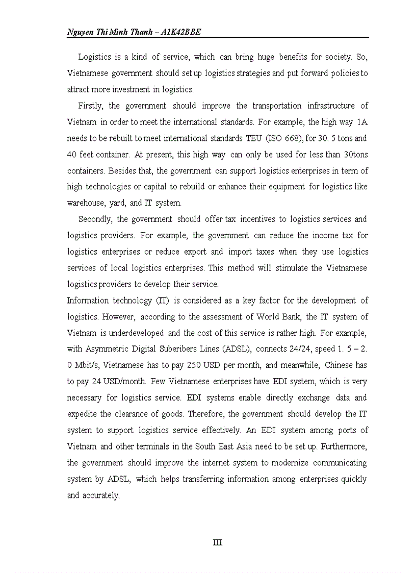 image for page Real situation and Logistics applicability in freight forwarding of Haiphong Port Recommendations to improve performance