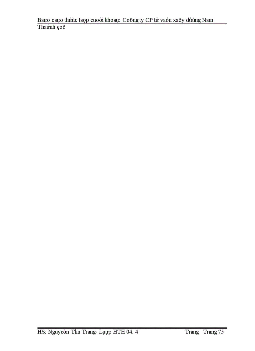 image for page Báo cáo thực tập tổng hợp tại cổ phần tư vấn Xây dựng Nam Thành Đô