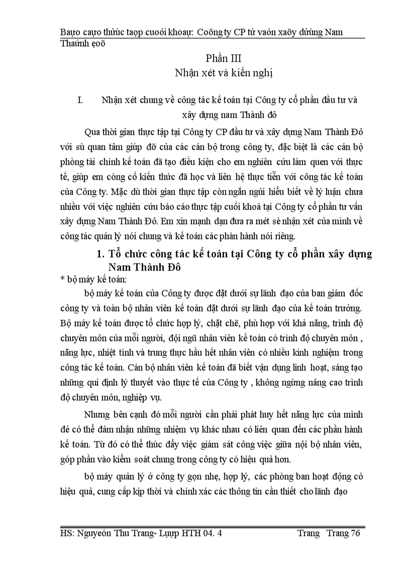 image for page Báo cáo thực tập tổng hợp tại cổ phần tư vấn Xây dựng Nam Thành Đô