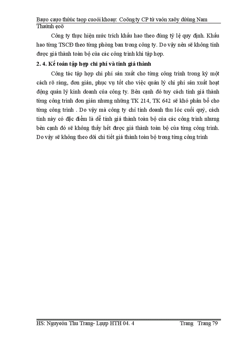 image for page Báo cáo thực tập tổng hợp tại cổ phần tư vấn Xây dựng Nam Thành Đô