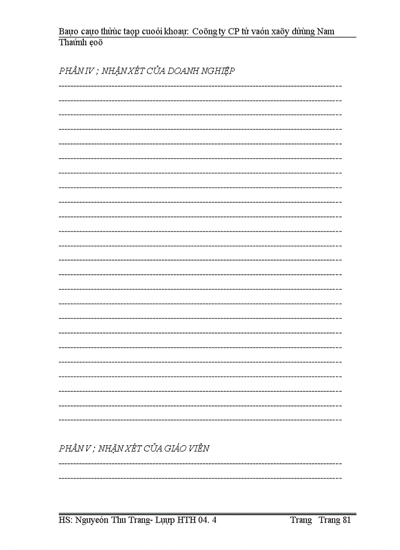 image for page Báo cáo thực tập tổng hợp tại cổ phần tư vấn Xây dựng Nam Thành Đô