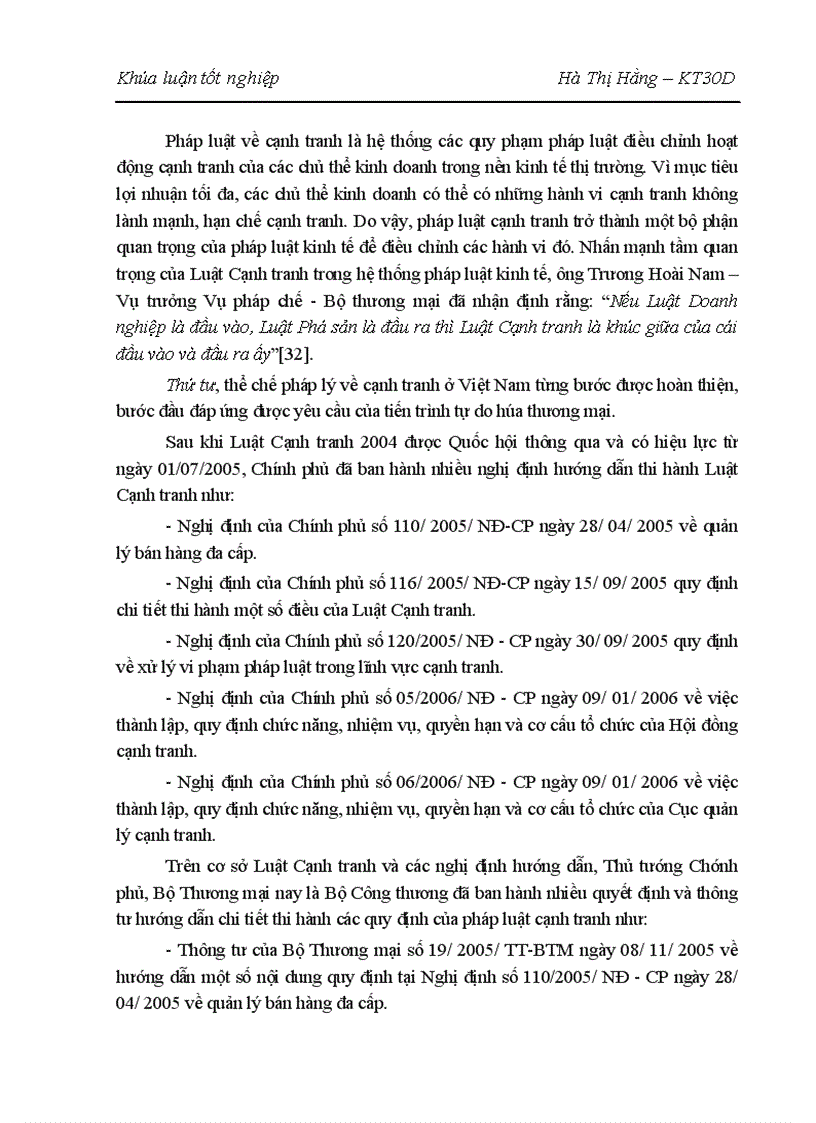 image for page Pháp luật chống cạnh tranh không lành mạnh ở Việt Nam Một số vấn đề lý luận và thực tiễn 1